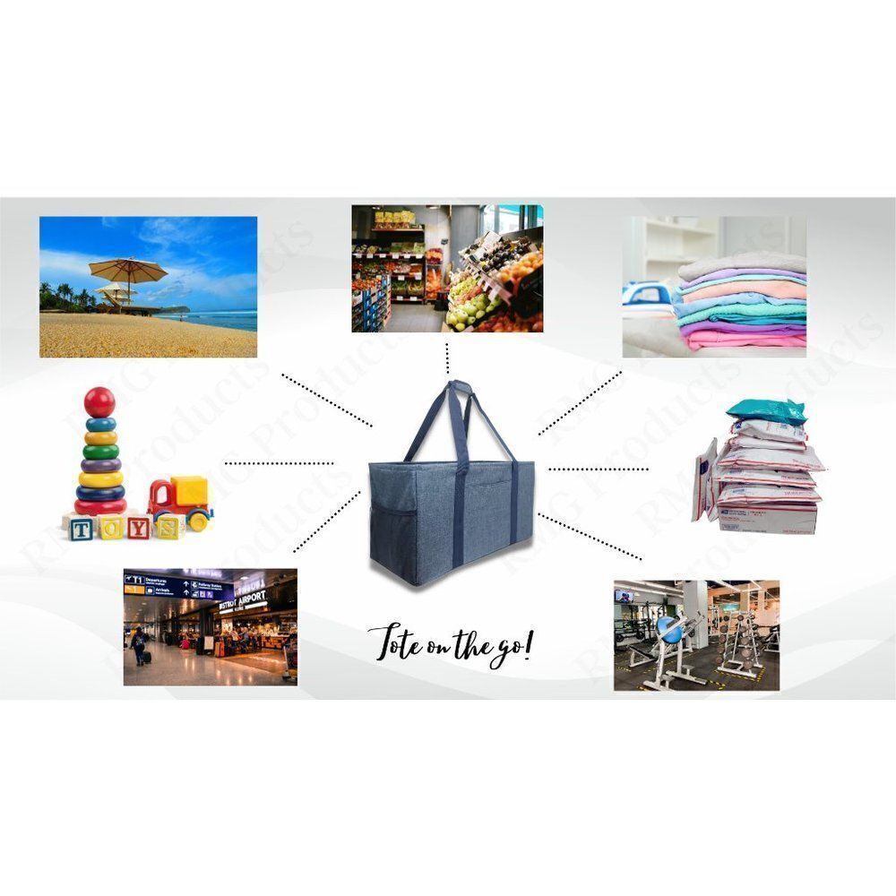 "STRAIGHT OUTTA GROCERIES" Multipurpose Tote - Picture 13 of 13